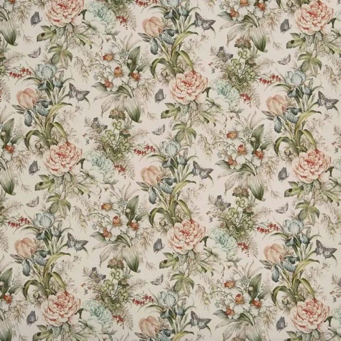 Hot House Fabric - Peach Blossom swatch