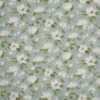 blue botanical cotton fabric from Prestigious Textiles