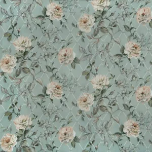 multicolour botanical cotton fabric from Prestigious Textiles