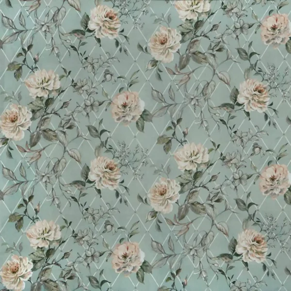 multicolour botanical cotton fabric from Prestigious Textiles