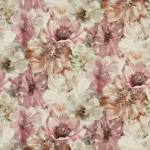 brown botanical cotton fabric from Prestigious Textiles