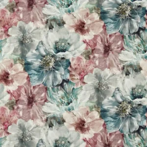 green botanical cotton fabric from Prestigious Textiles