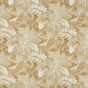 brown botanical cotton fabric from Prestigious Textiles
