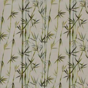 green botanical cotton fabric from Prestigious Textiles