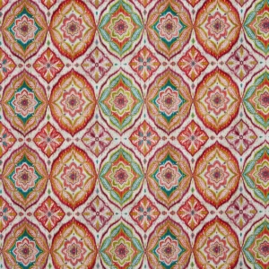 multicolour botanical cotton fabric from Prestigious Textiles