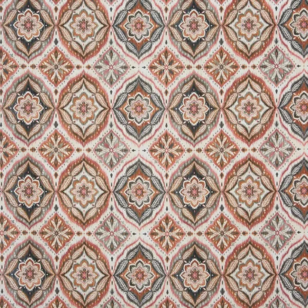 Bowood Fabric - Rosemary by multicolour botanical cotton fabric from Prestigious Textiles