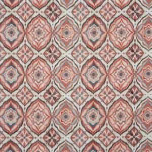 pink botanical cotton fabric from Prestigious Textiles