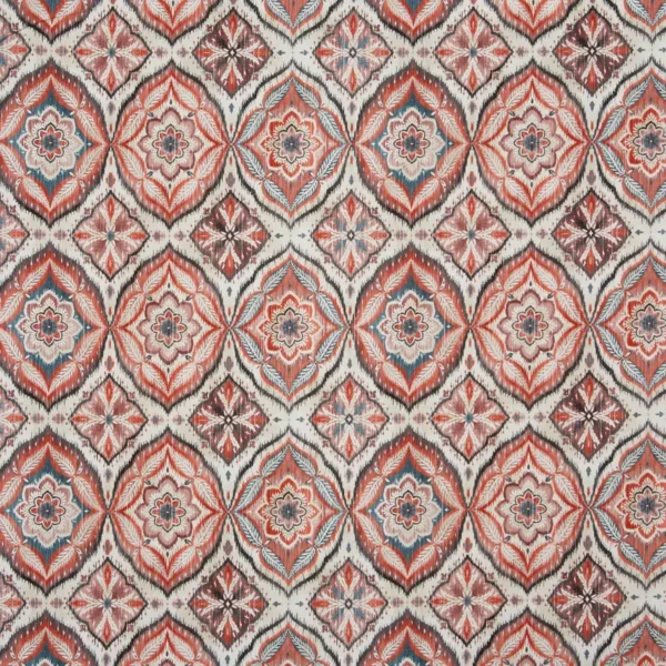Bowood Fabric - Passion Fruit by pink botanical cotton fabric from Prestigious Textiles