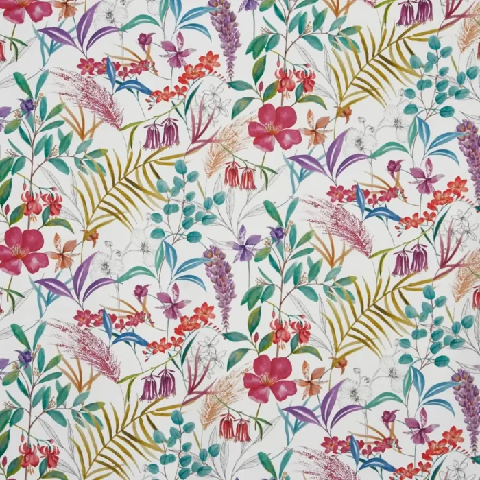 Honeysuckle Fabric - Fig swatch