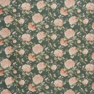 green botanical cotton fabric from Prestigious Textiles