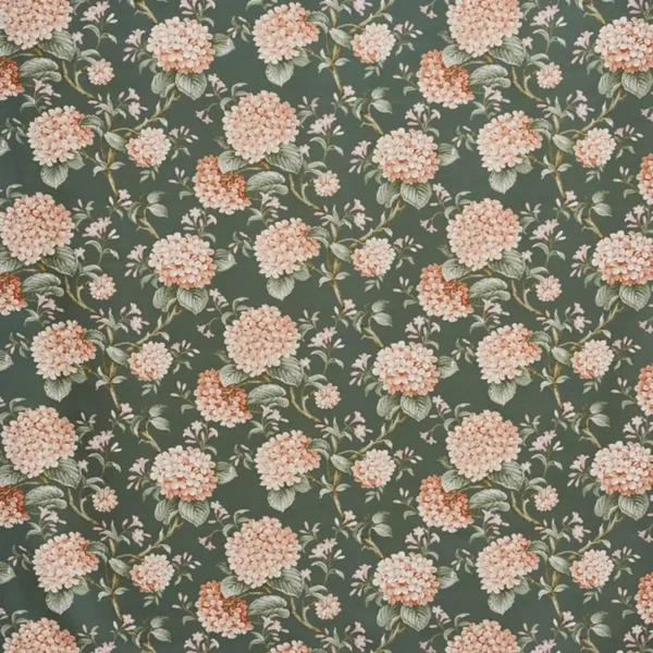 green botanical cotton fabric from Prestigious Textiles