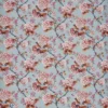 blue botanical cotton fabric from Prestigious Textiles
