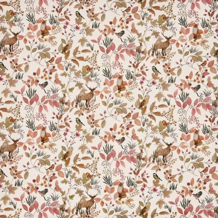 Hedgerow Fabric - Woodrose swatch