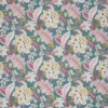 blue botanical cotton fabric from Prestigious Textiles