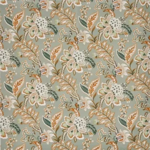 multicolour botanical cotton fabric from Prestigious Textiles