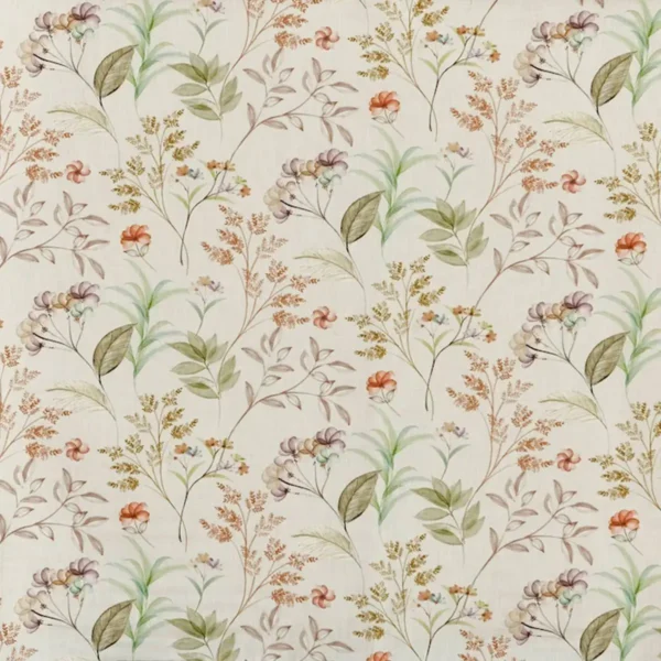 green botanical printed fabric from Prestigious Textiles