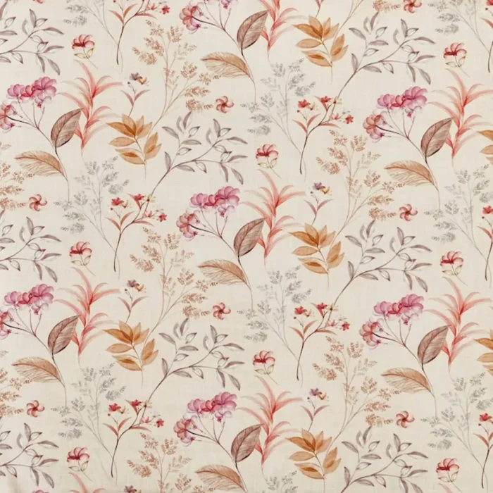 Verbena Fabric - Rhubarb swatch