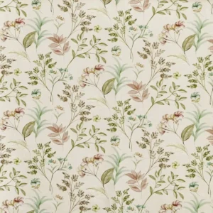 green botanical printed fabric from Prestigious Textiles