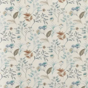 blue botanical printed fabric from Prestigious Textiles