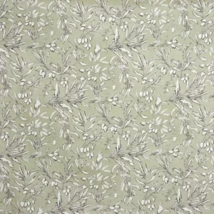 green botanical cotton fabric from Prestigious Textiles