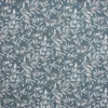blue botanical cotton fabric from Prestigious Textiles