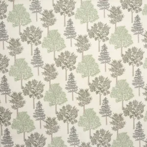 green botanical cotton fabric from Prestigious Textiles