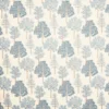 blue botanical cotton fabric from Prestigious Textiles