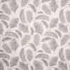black-grey botanical cotton fabric from Prestigious Textiles