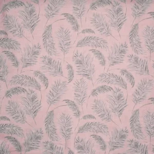 pink botanical cotton fabric from Prestigious Textiles