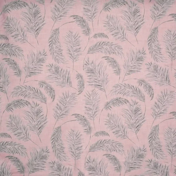 pink botanical cotton fabric from Prestigious Textiles