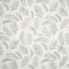blue botanical cotton fabric from Prestigious Textiles