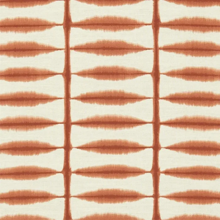 Shibori Fabric - Chilli / Linen swatch