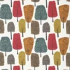 blue botanical cotton fabric from Scion