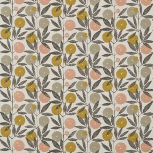 multicolour botanical cotton fabric from Scion