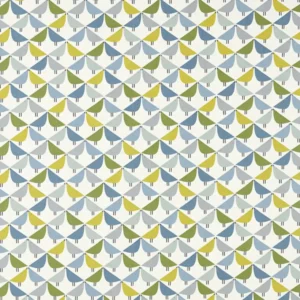 blue animal cotton fabric from Scion