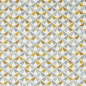 blue animal cotton fabric from Scion