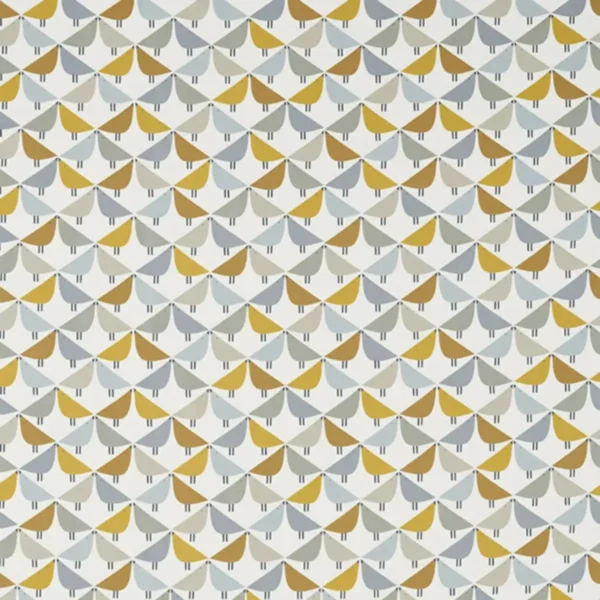 blue animal cotton fabric from Scion