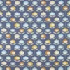 blue botanical cotton fabric from Scion