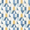 blue contemporary cotton fabric from Scion