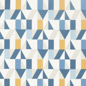 blue contemporary cotton fabric from Scion