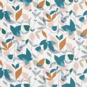 multicolour botanical cotton fabric from Scion