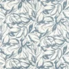 black-grey botanical cotton fabric from Scion