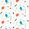 blue botanical cotton fabric from Scion