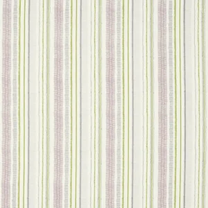 green contemporary embroideried fabric from Scion