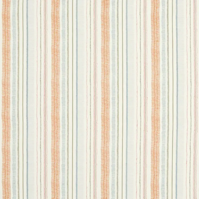 Noki Fabric - Satsuma / Sky / Pebble – Satsuma-Sky-Pebble swatch