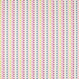 multicolour spotted embroideried fabric from Scion