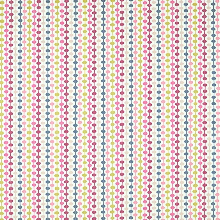 Paikka Fabric - Bilberry / Rhubarb / Indigo swatch