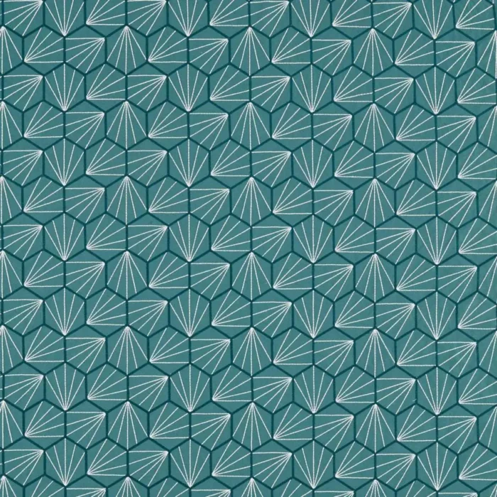 Aikyo Fabric - Teal swatch