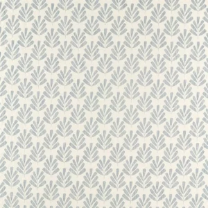 blue botanical woven fabric from Scion