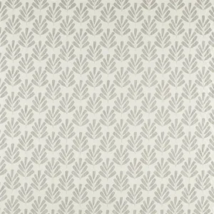 black-grey botanical woven fabric from Scion
